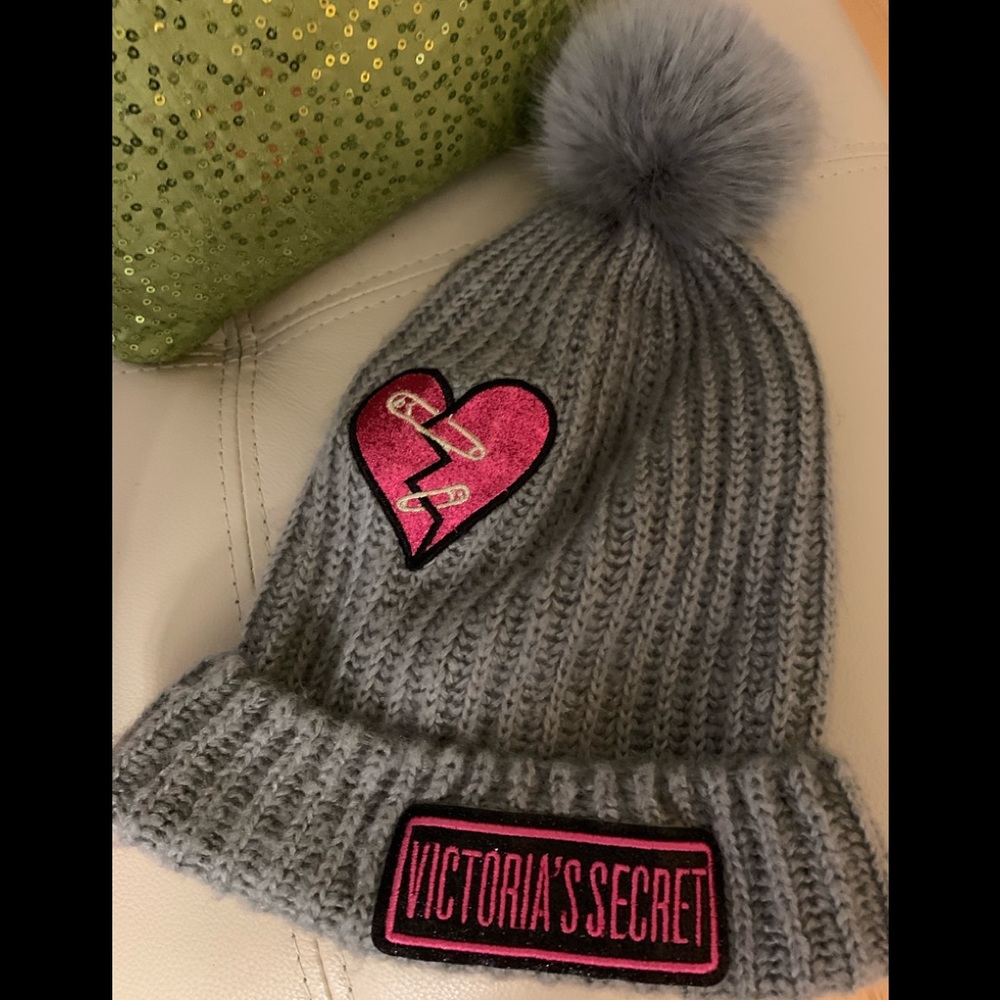Victoria Secret pompom beanie